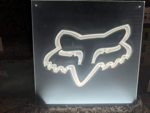 Fox light up genuine dealer sign