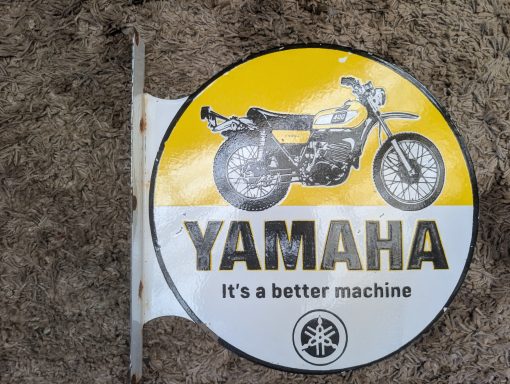Yamaha DT400 Enamel Hanging Sign
