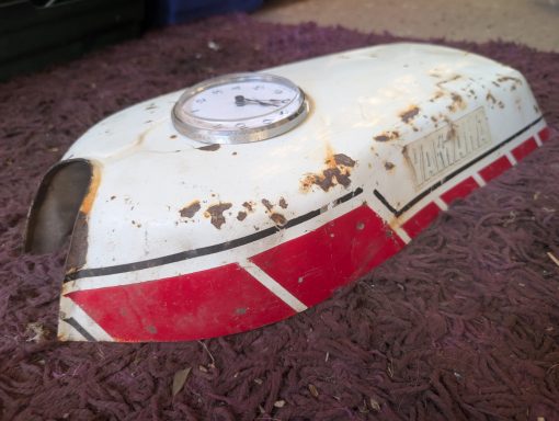 Yamaha RD Coffin Tank Clock