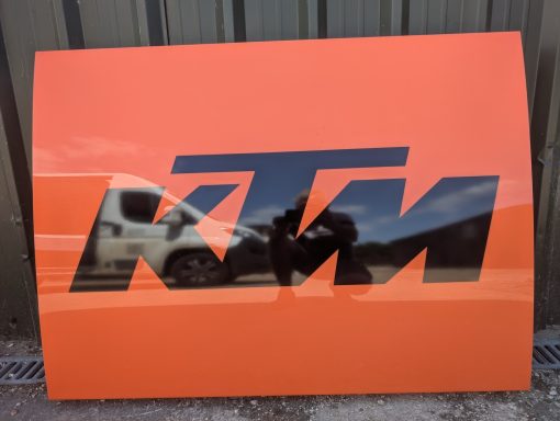 KTM Motorcycles Dealer Sign